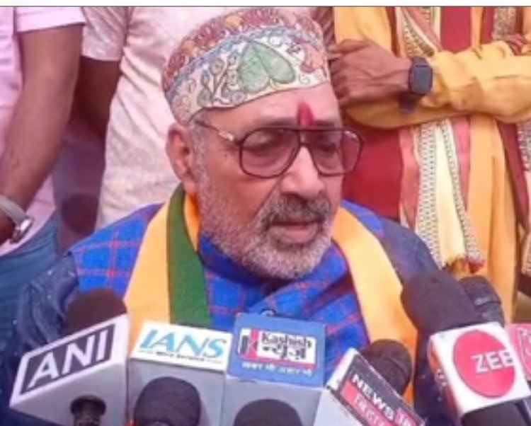 केंद्रीय मंत्री गिरिराज सिंह ने मखाना प्रोसेसिंग यूनिट का निरीक्षण किया, कहा- खेती में इंटरक्रॉप की व्यवस्था होगी