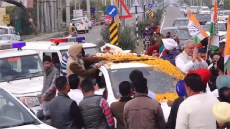 पंजाब दौरा : भूपेश बघेल का हुआ भव्य स्वागत