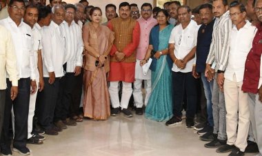 खरबूज-तरबूज फसल नुकसान पर 60 हजार तक मुआवजे की मांग:बुरहानपुर सांसद, विधायक और किसान प्रतिनिधि ने सीएम से की मुलाकात