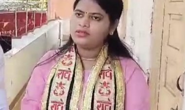 जबलपुर में कथावाचक देविका पटेल को कथा करने से रोका:गैर ब्राह्मण होने पर कर रहे थे विरोध; पुलिस ने सात लोगों के खिलाफ मामला दर्ज किया