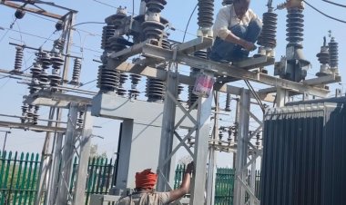 गर्मी से पहले बिजली व्यवस्था को दुरुस्त करने की तैयारी:ट्रांसफॉर्मर की क्षमता बढ़ाने का काम जारी, आज कुछ घंटों के लिए होगी कटौती