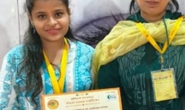 कानपुर की छात्रा का अनूठा प्रयास:वेस्ट प्लास्टिक से बना रही सजावटी और घरेलू सामान, महिलाओं को भी दे रही ट्रेनिंग