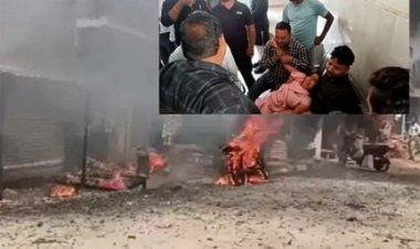 पटाखा दुकान में लगी आग, दम घुटने से दो सगे भाई समेत 5 लोगों की मौत