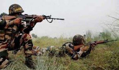 हंदवाड़ा मुठभेड़ में एक आतंकवादी ढेर , हथियार बरामद