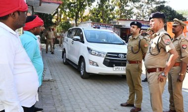 सिद्धार्थनगर में एसपी ने थाने का किया निरीक्षण:मालखाना, शस्त्रागार समेत सभी विभागों की जांच, अपराध रोकने के दिए निर्देश