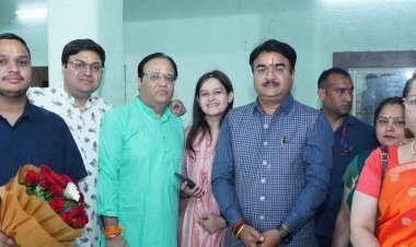 माथुर चतुर्वेदी समाज का होली मिलन समारोह:स्वास्थ्य राज्यमंत्री पटेल ने किया डायरेक्टरी का विमोचन, 200 समाज बंधु हुए शामिल