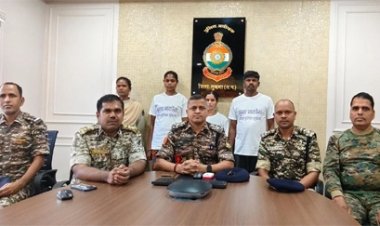 सुकमा में 2-2 लाख रुपये के इनामी तीन नक्सलियों ने किया सरेंडर