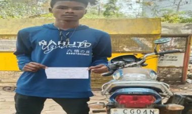 युवक नया रायपुर में बाइक स्टंट कर रहा था, पुलिस ने 6 हजार का जुर्माना लगाया