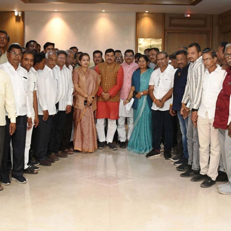 खरबूज-तरबूज फसल नुकसान पर 60 हजार तक मुआवजे की मांग:बुरहानपुर सांसद, विधायक और किसान प्रतिनिधि ने सीएम से की मुलाकात