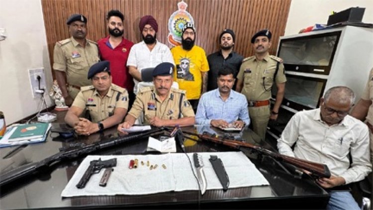 तेलीबांधा रिंग रोड पर उद्योग भवन के पास फायरिंग, बाप-बेटा सहित चार गिरफ्तार