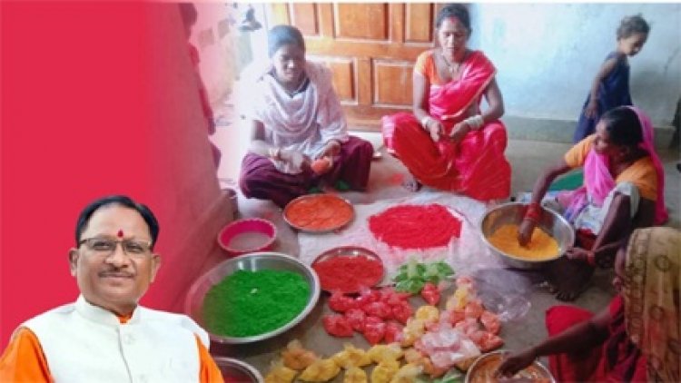 विष्णु देव साय सरकार के सुशासन से मिल रहा नक्सल प्रभावित क्षेत्रों की महिलाएं के जीवन को नया रंग…