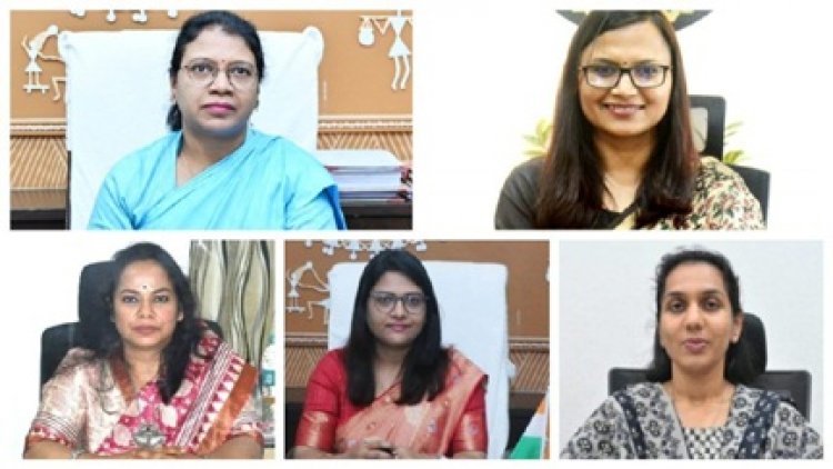 जिला गठन के 5 साल में 5 महिला कलेक्टरों ने संभाला पदभार