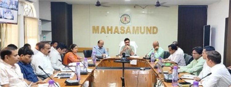 कलेक्टर ने ली समय-सीमा की बैठक