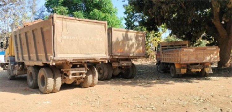 सूरजपुर जिले में खनिज के अवैध उत्खनन, परिवहन और भंडारण के कई मामले में अर्थदंड अधिरोपित