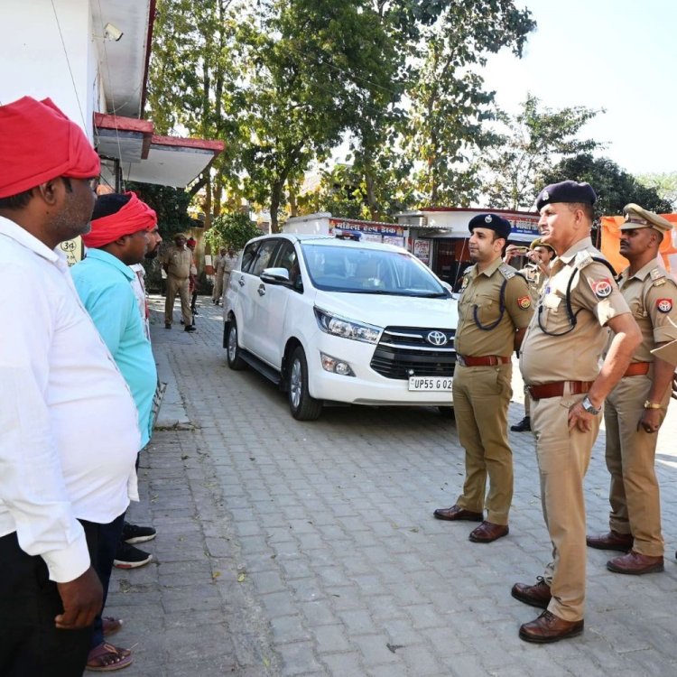 सिद्धार्थनगर में एसपी ने थाने का किया निरीक्षण:मालखाना, शस्त्रागार समेत सभी विभागों की जांच, अपराध रोकने के दिए निर्देश