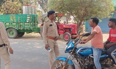 विदिशा में 9 दिन में 357 वाहनों पर कार्रवाई:1 लाख 33 हजार रुपए वसूले, 15 अप्रैल तक चलेगा ट्रैफिक चेकिंग ड्राइव