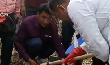 पंडित मिश्रा बोले, तन-मन-धन से सीवन नदी अभियान में साथ:जल संरक्षण के लिए शहरवासियों के साथ किया श्रमदान;25 करोड़ से होगा कायाकल्प