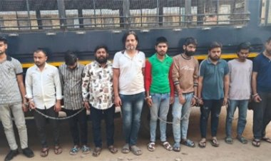 आइपीएल क्रिकेट सट्टा चलाने वाले अंतरराज्यीय गिरोह का भंडाफोड़,10 आरोपी गिरफ्तार