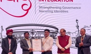 आधार सेवाओं में उत्कृष्टता के लिए छत्तीसगढ़ को राष्ट्रीय सम्मान