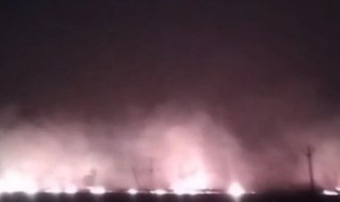 कोलारस में एक रात में तीन जगह लगी आग:एनवारा गांव में शॉर्ट सर्किट से खेतों में आग; बिजरौनी और पिपरौदा में भी हादसे