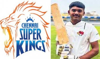 चेन्नई सुपर किंग्स ने आयुष म्हात्रे को टीम में किया शामिल