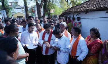 उप मुख्यमंत्री विजय शर्मा पहुंचे ग्राम पंचायत हल्बा कचोरा के आश्रित ग्राम शासन कचोरा