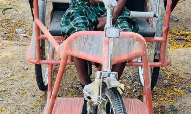 सुशासन तिहार 2025 : बैगा आदिवासी की समस्या का  हुआ तुरन्त निदान, मिली ट्राइसिकल