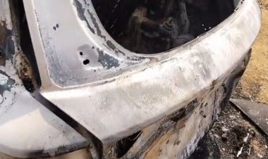 जली हुई कार की डिक्की में मिला मानव कंकाल:उमरिया में मर्डर कर सबूत मिटाने का शक; CCTV फुटेज खंगाले जा रहे