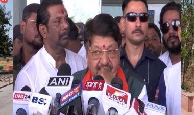 रायपुर : कैलाश विजयवर्गीय ने कहा कि वो गांधी गाय की पूजा करते थे, यह गांधी तो बीफ खाता है