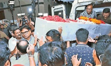 रायपुर के दिनेश मिरानिया को अंतिम विदाई