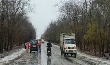 छत्तीसगढ़ के कई हिस्सों में झमाझम बारिश, ओले भी गिरे
