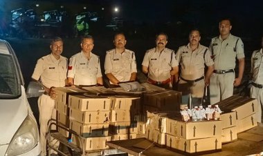 सिवनी में कार से 323 लीटर देशी शराब जब्त:जनता नगर बाईपास से भागा चालक, केस दर्ज