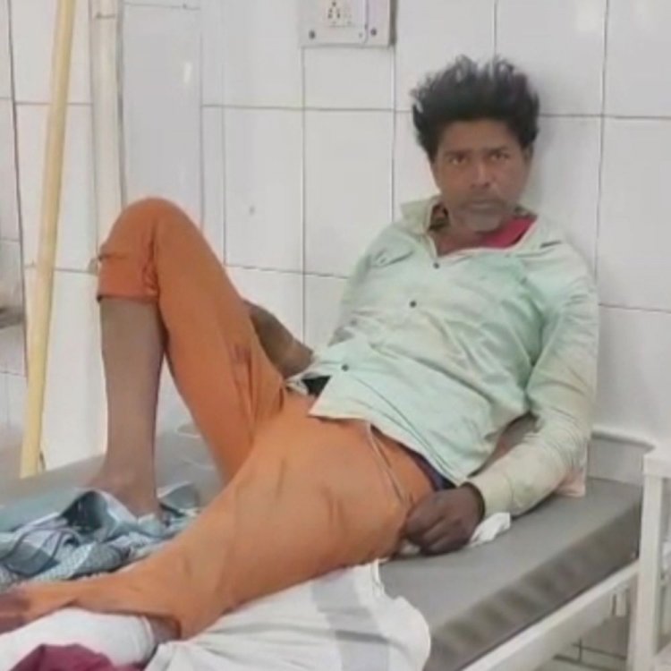 भूसे के विवाद में कुल्हाड़ी से हमला:शिवपुरी में पिता-पुत्र समेत तीन घायल, चार आरोपी फरार