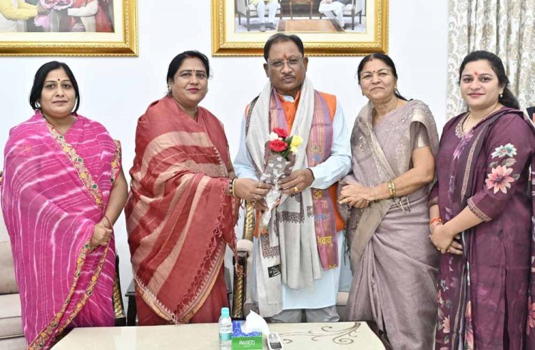 मुख्यमंत्री विष्णुदेव साय से नवनियुक्त निगम-मंडल अध्यक्षों ने की सौजन्य भेंट