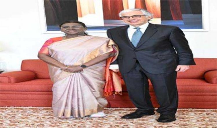 राष्ट्रपति मुर्मु ने पुर्तगाल के संसद अध्यक्ष से मुलाकात की