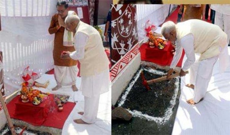 पटेल ने राजभवन के प्रवेश द्वार एक एवं दो के जीर्णोद्धार एवं सुदृढ़ीकरण कार्य का किया भूमिपूजन