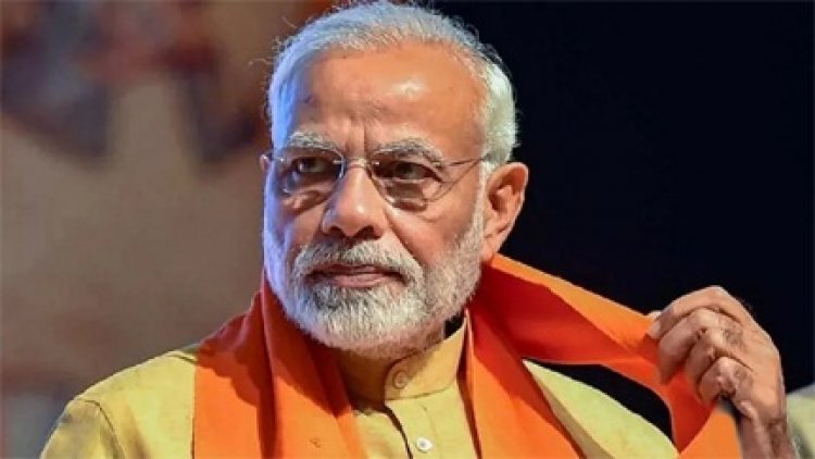 प्रधानमंत्री नरेन्द्र मोदी आनंदपुर धाम के वैखाशी मेले में शामिल होने पहुंचे मध्य प्रदेश