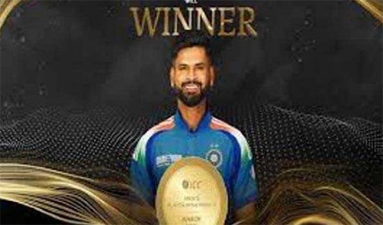 श्रेयस अय्यर ने जीता आईसीसी प्लेयर ऑफ द मंथ पुरस्कार