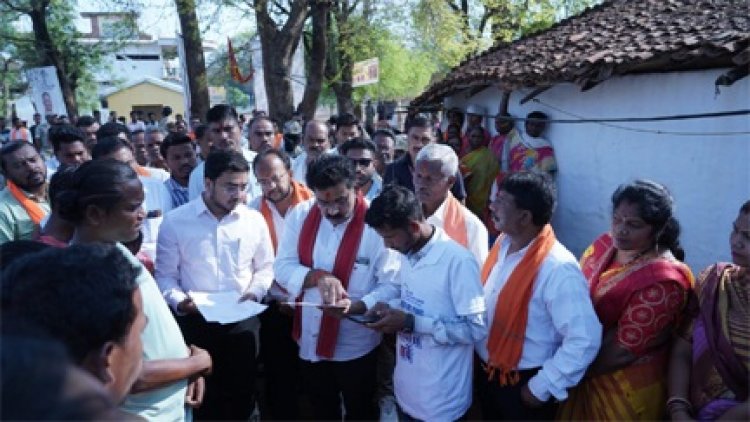 उप मुख्यमंत्री विजय शर्मा पहुंचे ग्राम पंचायत हल्बा कचोरा के आश्रित ग्राम शासन कचोरा