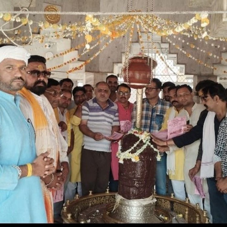 भगवान परशुराम जन्म महोत्सव का पहला न्योता भोलेनाथ को दिया:30 अप्रैल को 11 कुंडीय यज्ञ से होगी शुरुआत, युवा ब्रह्मण निकालेंगे बाइक रैली