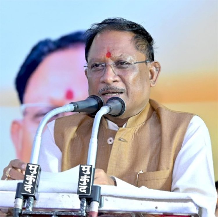 मुख्यमंत्री विष्णु देव साय अघरिया समाज सेवा समिति के वार्षिक सम्मेलन में हुए शामिल