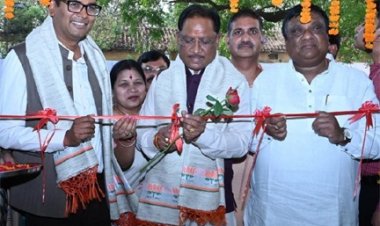 मुख्यमंत्री विष्णुदेव साय ने जांजगीर में नवनिर्मित तहसील कार्यालय भवन का किया लोकार्पण