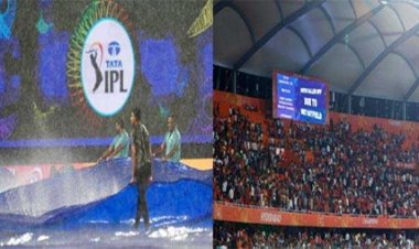 सनराइजर्स हैदराबाद बनाम दिल्ली कैपिटल्स मैच बारिश के कारण हुआ रद्द