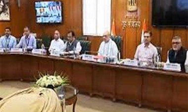 शाह ने सीमावर्ती राज्यों के मुख्यमंत्रियों के साथ बैठक की