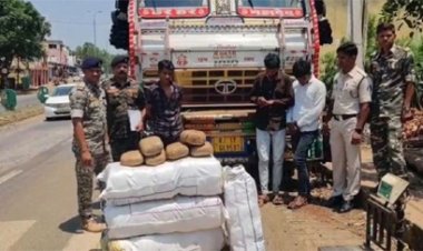 पुलिस ने अंतर्राज्यीय तस्करों को किया गिरफ्तार, 20 लाख रुपए का गांजा जब्त