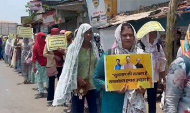 बी.एड. सहायक शिक्षकों ने निकाली आभार रैली