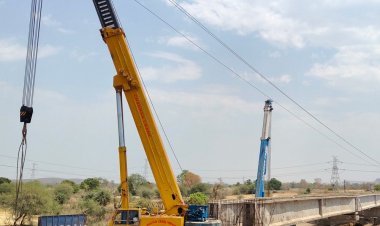 रायसेन में कोड़ी पर बन रहा नया टू-लेन ब्रिज:बारिश से पहले होगा तैयार; 47 किमी लंबी फोरलेन सड़क का हिस्सा