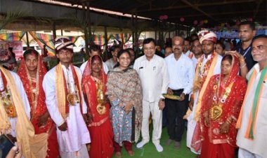 मुख्यमंत्री कन्या विवाह योजना के तहत 48 जोड़े परिणय सूत्र में बंधे