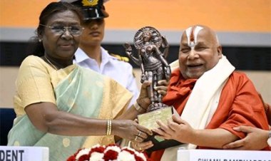 मुख्यमंत्री डॉ. यादव ने स्वामी श्री रामभद्राचार्य को ज्ञानपीठ पुरस्कार से सम्मानित होने पर दी बधाई