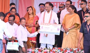 मैं आपके गांव-घर का बेटा, प्रदेश को विकास की राह में ले जाना मेरा संकल्प: मुख्यमंत्री विष्णु देव साय